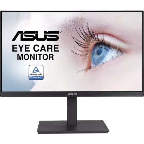 Asus VA27EQSB Eye Care Monitor – 27", Full HD, IPS, Frameless, 75Hz, Adaptive-Sync, Low Blue Light, Flicker Free, Ergonomic Design, Wall Mountable - 90LM0559-B01170