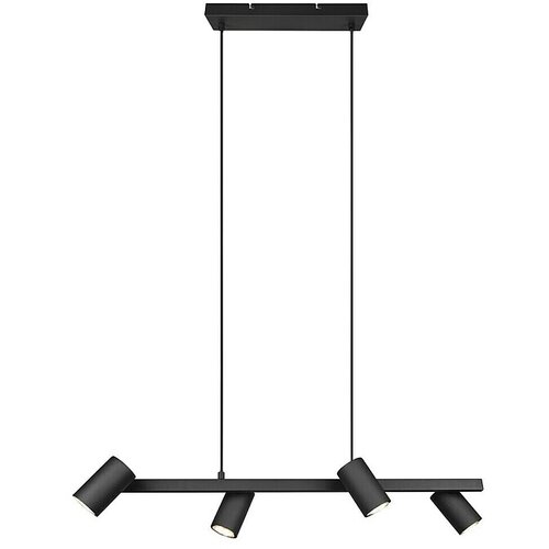 Trio Leuchten Marley Viseča svetilka (140 W, Do x Š x V: 18 x 80 x 150 cm, Črna, GU10, Število svetlobnih elementov: 4 kos) Cene