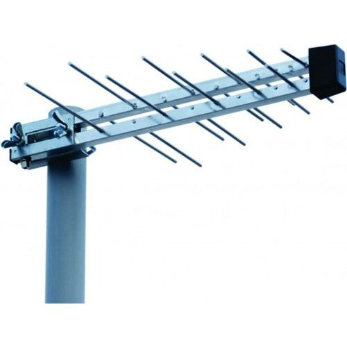 Spoljna antena M2000 midi rf konektor spoljna 20-30db tv loga, 44cm, UHF/VHF/DVB-T2 Slike