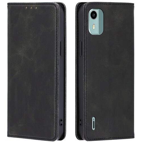 INORCO Za Nokia C12 4G / C12 Pro / C12 Plus magnetno stojalo za telefon, torbica, odporna na padce, PU usnjena denarnica Shell, (22035548) Slike