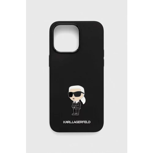 Karl Lagerfeld Etui za telefon iPhone 15 Pro Max 6.7'' črna barva