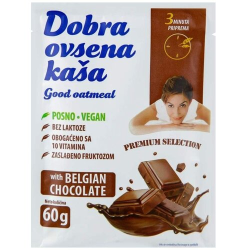 Dobra Ovsena Kaša belgijska čokolada 60G Cene