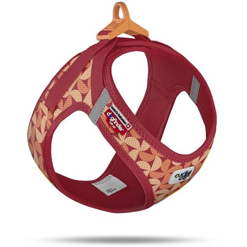 Curli oprsnica za pse Air-Mesh Semi Circle, crvena L Cene