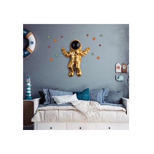 WALLXPERT Zidna dekoracija Cosmonaut 5, 35x47x10 cm, Bakar Cijene