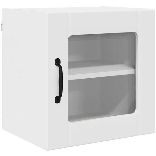  Zidni stakleni ormarić Lucca 2 pcs Bijela 40 x 31 x 40 cm Slike