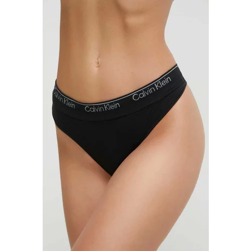 Calvin Klein Underwear Tangice črna barva