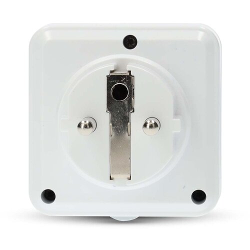 Nedis WIFIPO130EWT - Pametna utičnica 3680W/230V/ Tip E/16A Wi-Fi Tuya IP44 Slike