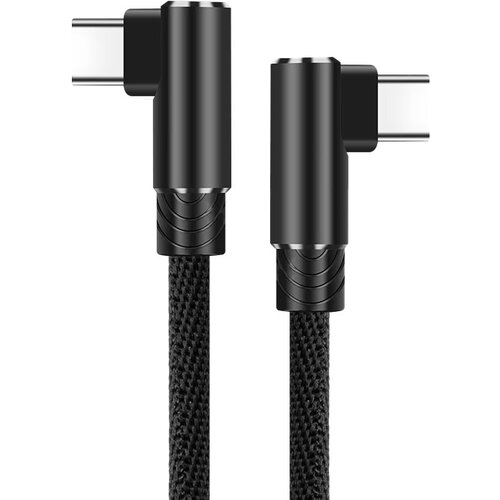Kabel Type-C na Type-C Elbow crni 1m Cene