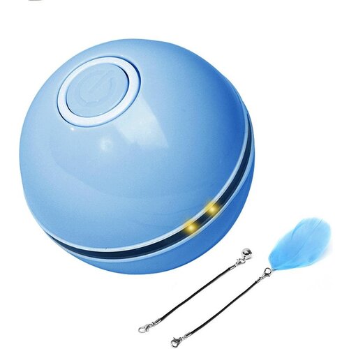 Dardanar Igrača za mačke v zaprtih prostorih, interaktivna avtomatska 360° samovrtljiva igrača za mačjo žogo, polnilna USB Wicked Ball z LED bliskavico, (21198858) Cene