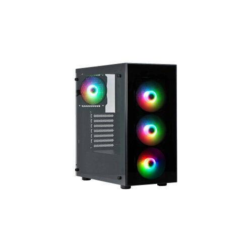  Kuciste Spire case VISION 7025 RGB gaming ATX 4xRGB fan 120mm VGA 370mm CPU cooler 170mm SPM7025GU3-4RGB Cijene