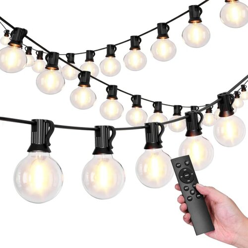  Vrtni svjetlosni lanac girlanda 25 × LED, 15 m, 9 načina rada, vanjska rasvjeta 9 W Cene