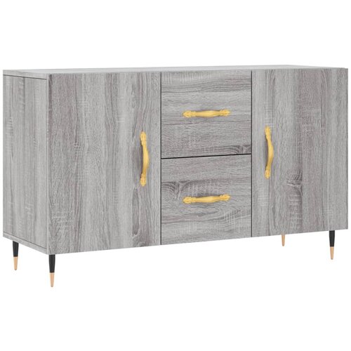 Maison Chic Komoda - Predalnik siva sonoma 100x36x60 cm konstruiran les, (21717736) Cene
