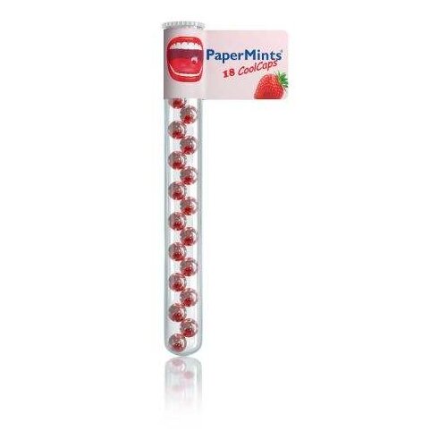 PaperMints Kapsule za osveživanje daha sa ukusom jagode Coolcaps, 18 komada Slike