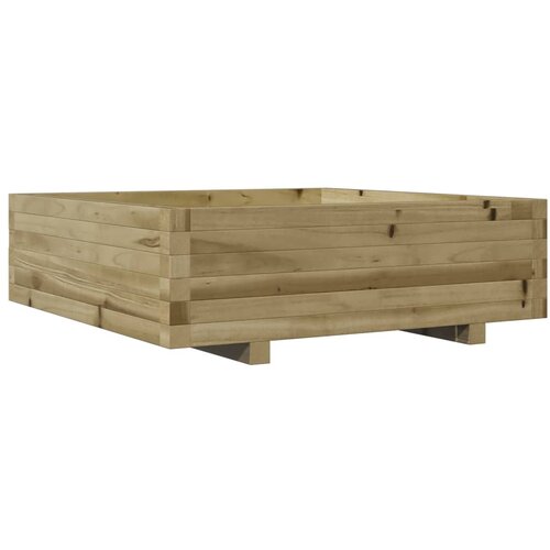 Maison Chic Vrtno cvetlično korito - Cvetlični Lonec 80x80x26,5 cm impregnirana borovina, (21788811) Cene