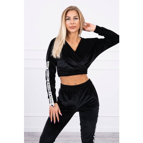 Kesi Velour set with black Queen inscription Slike