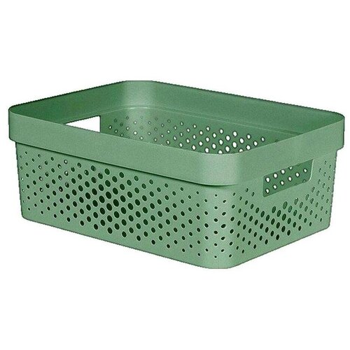 Curver Ko&amp;scaron;are, &amp;scaron;katle in ko&amp;scaron;arice Panier de rangement Infinity vert empilable 4,5L Zelena Slike