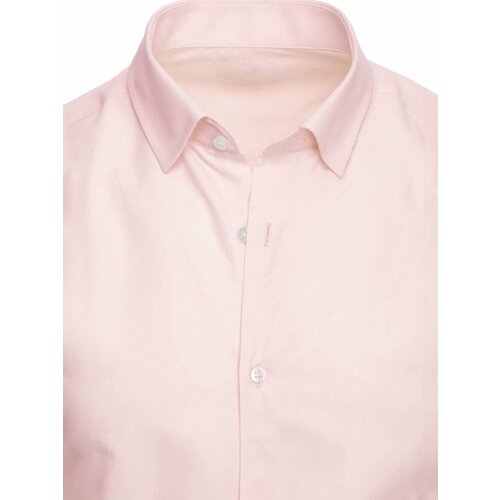 DStreet Men's Solid Pink Shirt Cene