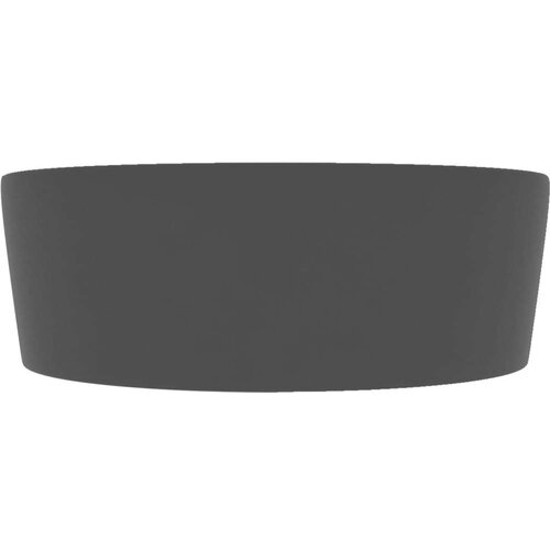 vidaXL Razkošen umivalnik mat temno siv 36x13 cm keramičen Cene