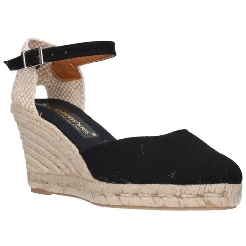 Fernandez Espadrile 682 7c Mujer Negro Črna