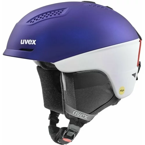 Uvex Ultra Mips Purple Bash/White Mat 51-55 cm Skijaška kaciga