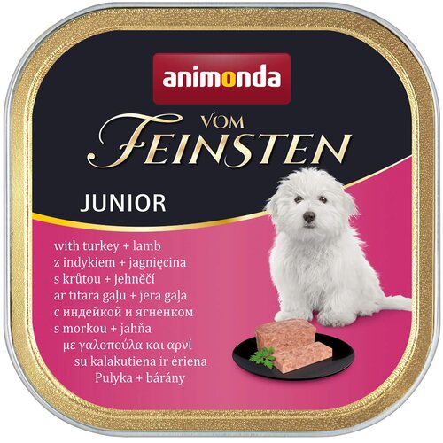 Animonda Vom Feinsten pa&scaron;teta za pse Junior - ćuretina i jagnjetina 150g Cene