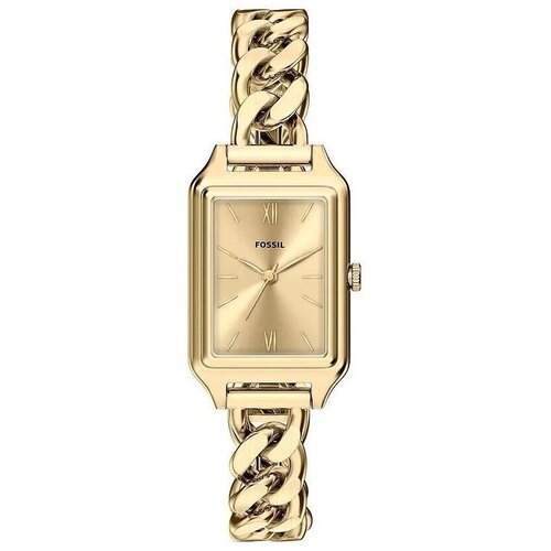 Fossil Analogne ure ES5478 Pozlačena Slike
