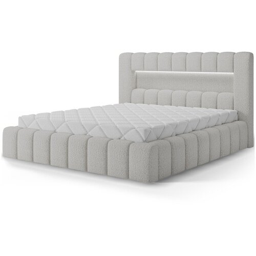 ELTAP Krem tapecirani bračni krevet s prostorom za odlaganje s podnicom 180x200 cm Lamica &amp;ndash; Slike