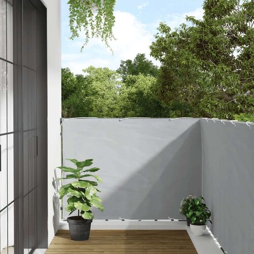 Balkonski zaslon za privatnost sivi 600 x 120 cm PVC Cijene