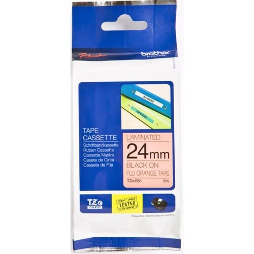 Brother Fluorescentni laminirani trak 24 mm Cene