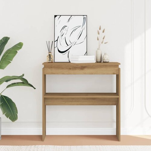  Konzolni stol Artisan hrast 80x30x80 cm konstruirano drvo Cene