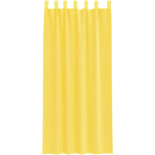 Voile zavjese s petljama 2 kom žute 140x225 cm Slike