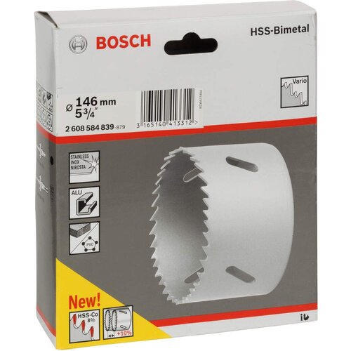 Bosch testera za otvore HSS-bimetal za standardne adaptere 146 mm, 5 3/4&amp;quot; - 2608584839 Slike