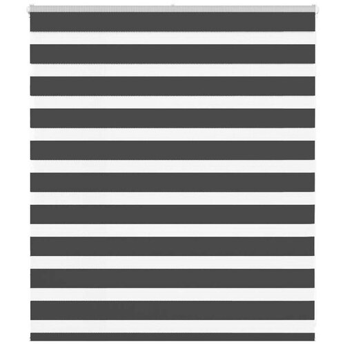 vidaXL idaXL Zebra senčilo črna 120x100 cm tkanina širina 115,9 cm poliester Cene