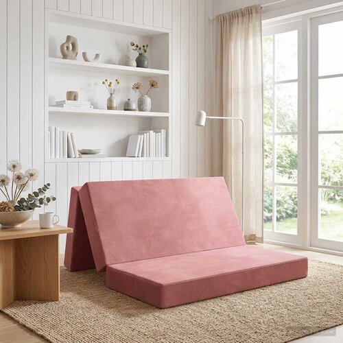 SOFA na razvlačenje 160 x 67 x 45 cm Ružičasta Cijene