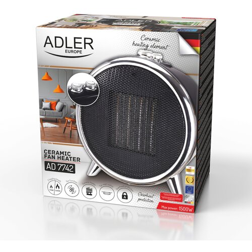 Adler Keramični grelec 1500 W, (20850158) Slike