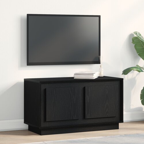 vidaXL TV omarica Črno hrast Iverna plošča 80 x 35 x 45 cm Cene