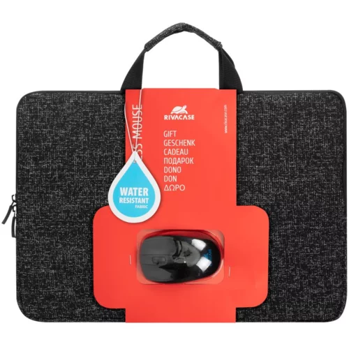Riva Case 7916 sleeve torba za prenosnik ali tablico do 15,6 inch z brezžično miško - črn