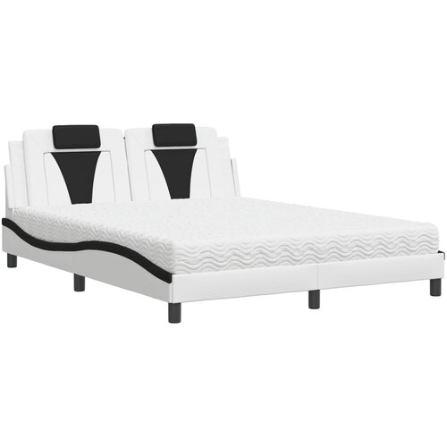 vidaXL Krevet s madracem bijeli 160x200 cm od umjetne kože Cijene