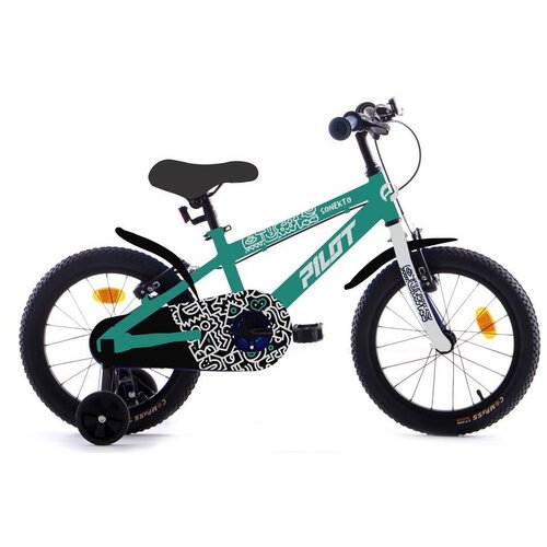 Generic Dječji bicikl Sonekto 12&amp;Prime;, zeleni Slike