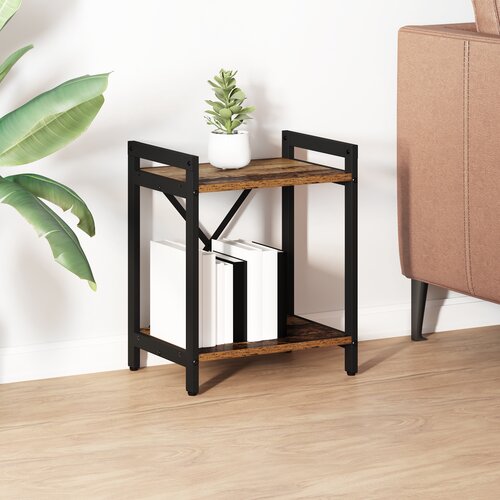 vidaXL Knjižna omara Star les 40 x 30 x 48.5 cm Konstruiran les Cene