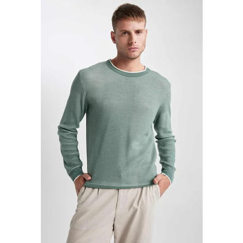 Defacto Standard Fit Crew Neck Sweater