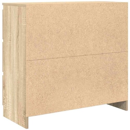  Komoda boja hrasta sonome 80x35x76 cm od konstruiranog drva Slike