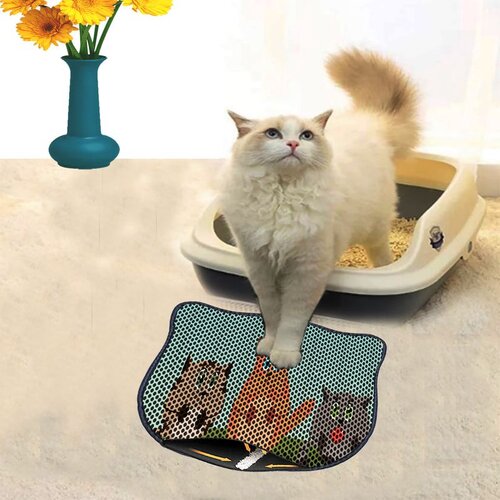 WALLXPERT Kdkafa0211 multicolor cat litter mat Cene