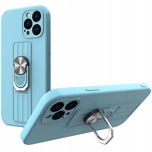 HURTEL RING CASE ETUI CASE OBUDOWA Z UCHWYTEM DO IPHONE 13 PRO JASNONIEBIESKI, (21910683) Cene