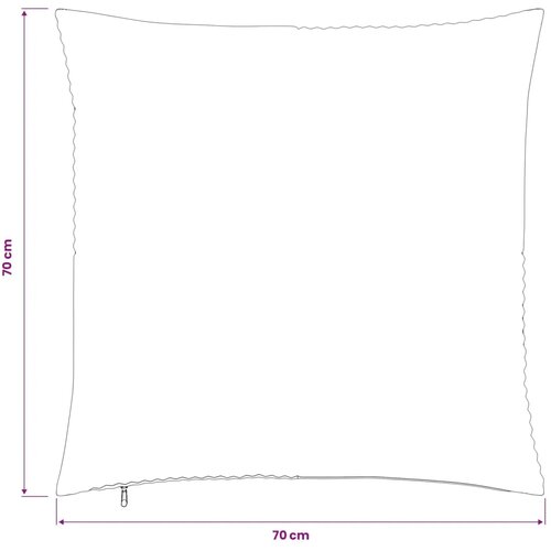  Presvlaka za jastuk 2 pcs ALMELO Sivosmeđa 70 x 70 cm Kord - Sivosmeđa 70 x 70 cm 2 Slike