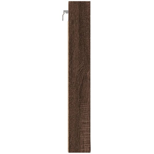  Vitrina boja smeđeg hrasta 100x8,5x58 cm od konstruiranog drva Slike