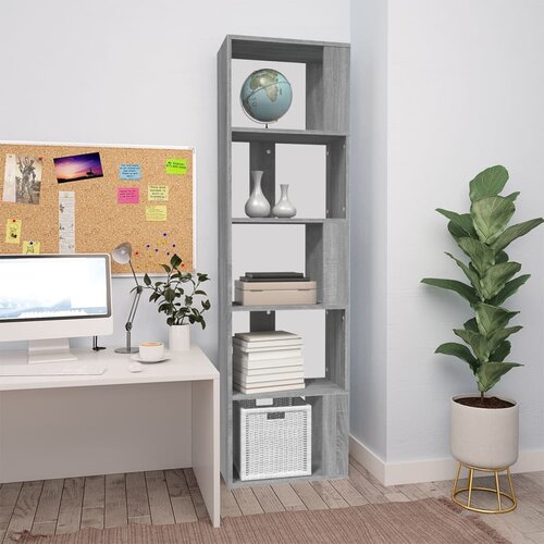 VidaXL Ormarić za knjige boja hrasta 45x24x160 cm konstruirano drvo Slike