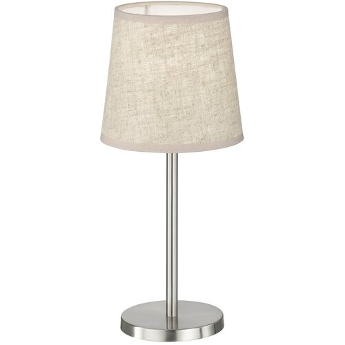 Fischer &amp;amp; Honsel Bež/u srebrnoj boji stolna lampa s tekstilnim sjenilom (visina 30 cm) Eve &amp;ndash; Slike