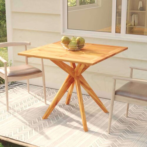  Vrtni stol 85 x 85 x 75 cm od masivnog bagremovog drva Slike