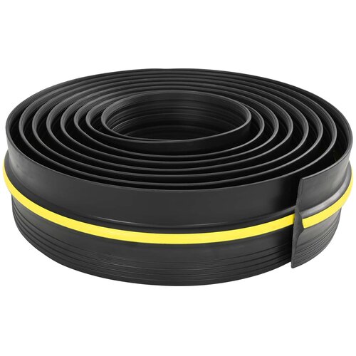  Brtva za garažni pod Crna i Žuta 12 x 90 mm 4 m PVC Slike